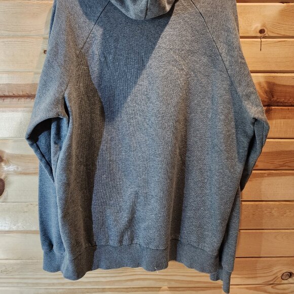 Under Armour Men’s Grey Fleece Hoodie – Size Medium – Loose Fit Pullover Sweatsh - Picture 4 of 6